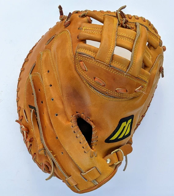 MIZUNO MZC25 CATCHERS Mitt 35" RHT Broken In Fastpitch Softball