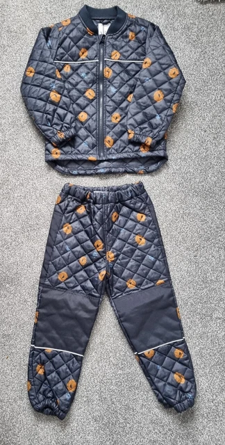 Set giacca e pantaloni da esterno bambini età 5-6 anni 116 cm moda VRS