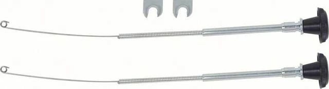 1968-74 Nova Apollo Omega Ventura; Kick Panel Cables; without AC ; Pair