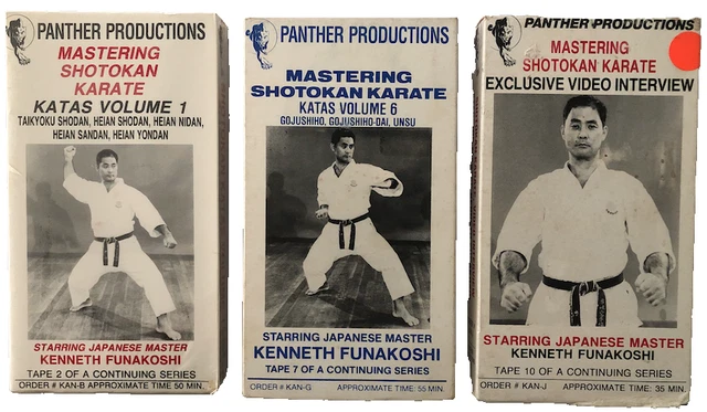 MARTIAL ARTS TRAINING VHS Video. Mastering Shotokan Karate SET 4