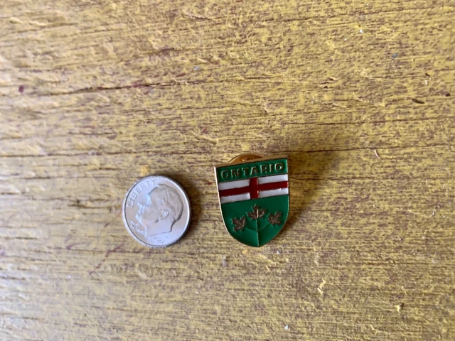 Nice Ontario Canada Souvenir Lapel/Hat Pin Tie Tack ~ Made in Canada!