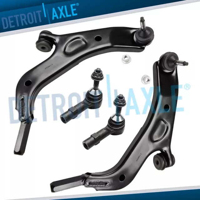 Front Lower Control Arms Tie Rods for 2008-2009 Ford Taurus X Flex Mercury Sable