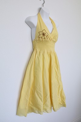 NWT FIRE LOS ANGELES Nordstrom Halter DRESS MARILYN MONROE Vintage Beaded - M