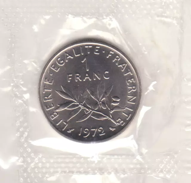1 Franc Semeuse 1972 Fdc Sous Scellé