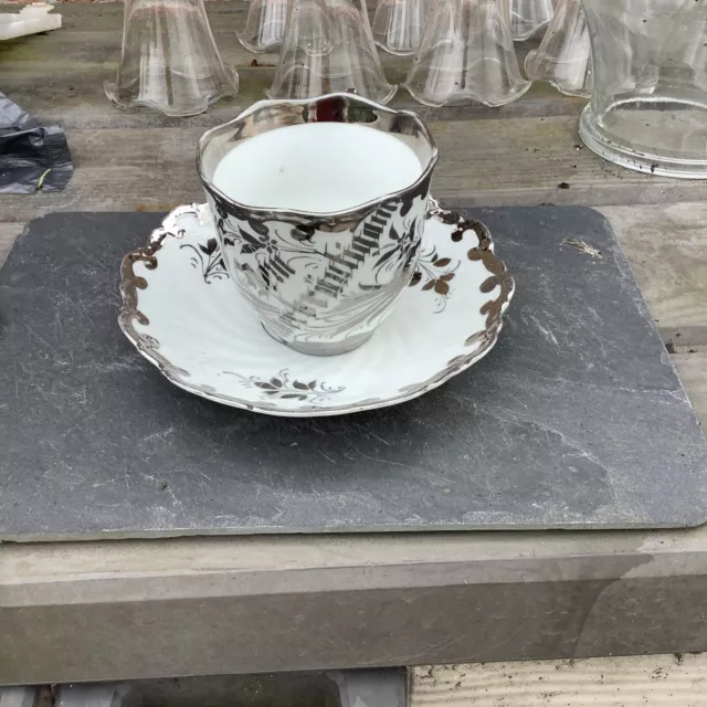 Ancienne Tasse Allemande Fiançaille Ou Mariage
