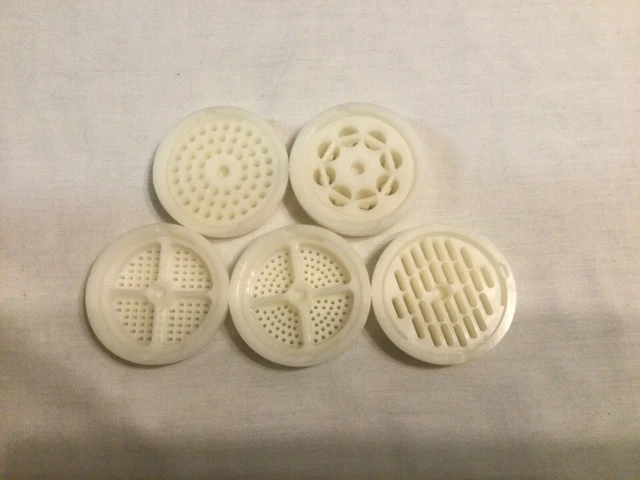 Cuisinart DLC-7 Pasta Maker Attachment DLC-054 Batch of 5 discs, DLC-421,2,4,7,9