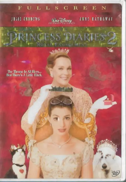 Princess Diaries 2: Royal Engagement DVD 2004 Full Frame Julie Andrews