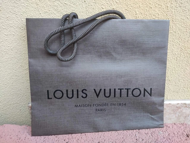 LOUIS VUITTON borsa carta bag shopper shopping sacchetto originale 22 x 18 usata