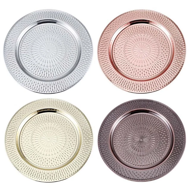 2 pz perline in acciaio inox piatto da cena piatto insalata contenitore per alimenti vassoio stoviglie