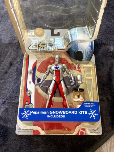 PEPSI MAN Snowboarding Pepsiman Snowboard Kits  Ultra Free Pose Figure 【Unused】