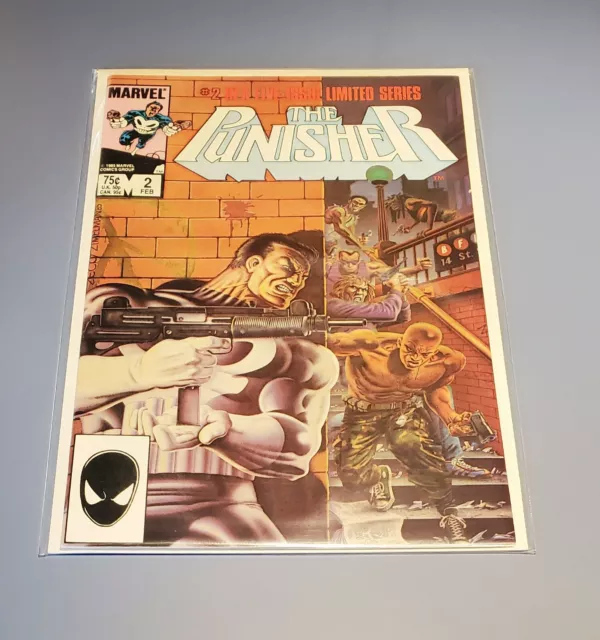 The Punisher #2 Marvel Comic Book 1985 Limited Series *HIGH GRADE*
