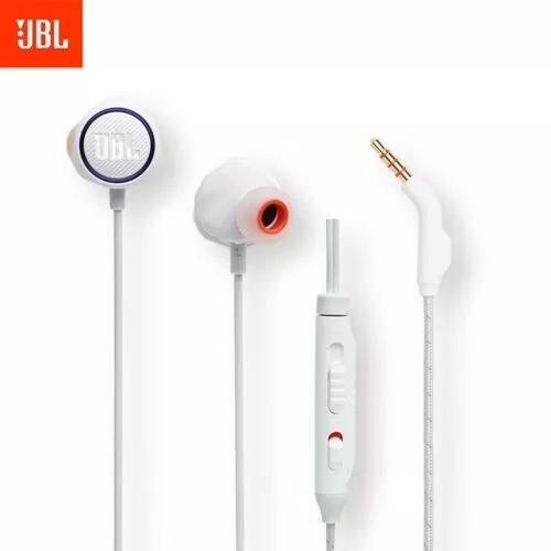 JBL QUANTUM50 Earbuds Wired in-Ear Headphones New in Box White