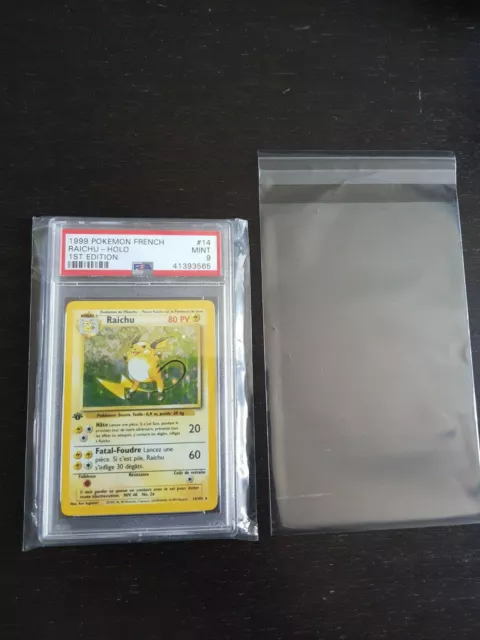 X10 POCHETTES DE protection cartes pokemon gradées PSA EUR 4,50 - PicClick  FR