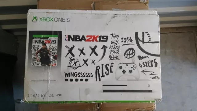 Microsoft Xbox One S 1TB NBA 2k19 Console Bundle - White