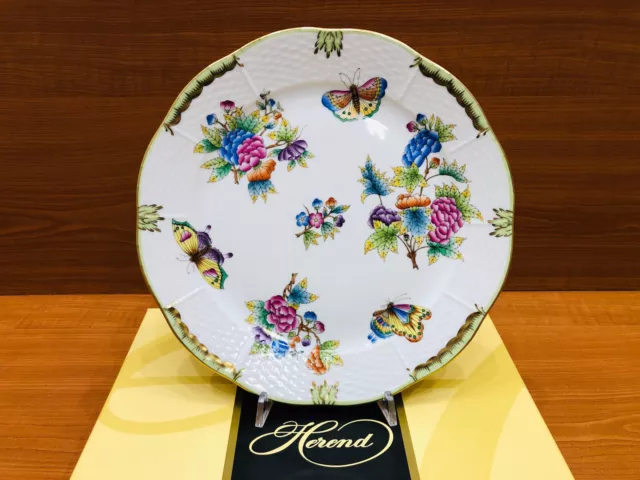 Herend Queen Victoria Dinner Plate,524/Vbo,10"Dia,Brand New Boxed