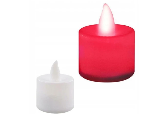 Lumino Elettrico A Fiamma Rossa - Vetro E Plastica, Durata 365 Giorni, Made In Italy - Foto 10