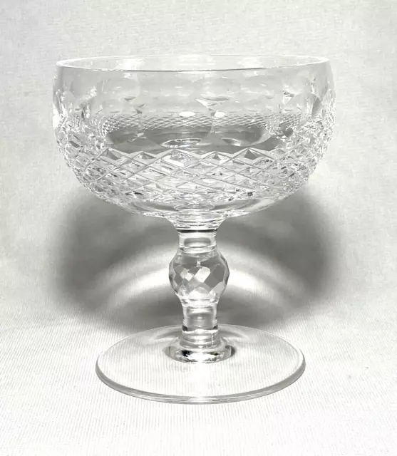 WATERFORD ~ Elegant Cut Crystal 7 Oz. CHAMPAGNE/SHERBET GLASS (Colleen)~ Ireland