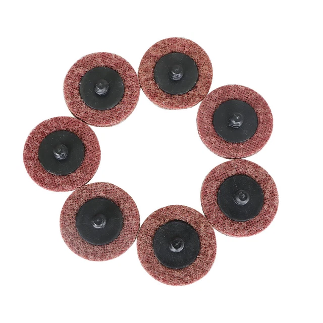 50 Pieces 2 Inch Surface Conditioning Discs Roll Lock Die Grinder Sanding Pads