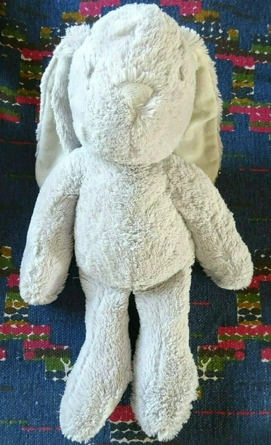Nb/ Doudou Peluche Lapin Gris Atmosphera 40 Cm Scratch Exc Etat