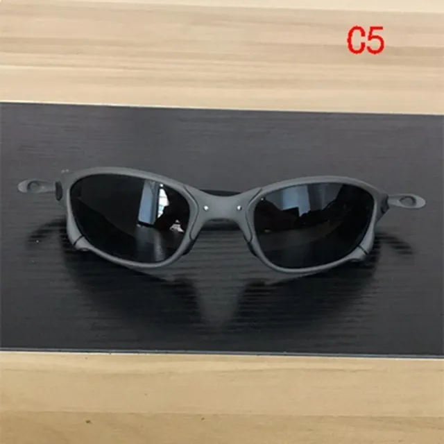 X Metal Juliet Cyclops Sunglasses UV 400 Ruby Polarized Glass Titanium Goggles.