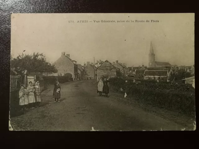 CPA 61 ATHIS Vue Générale prise de la route de Flers