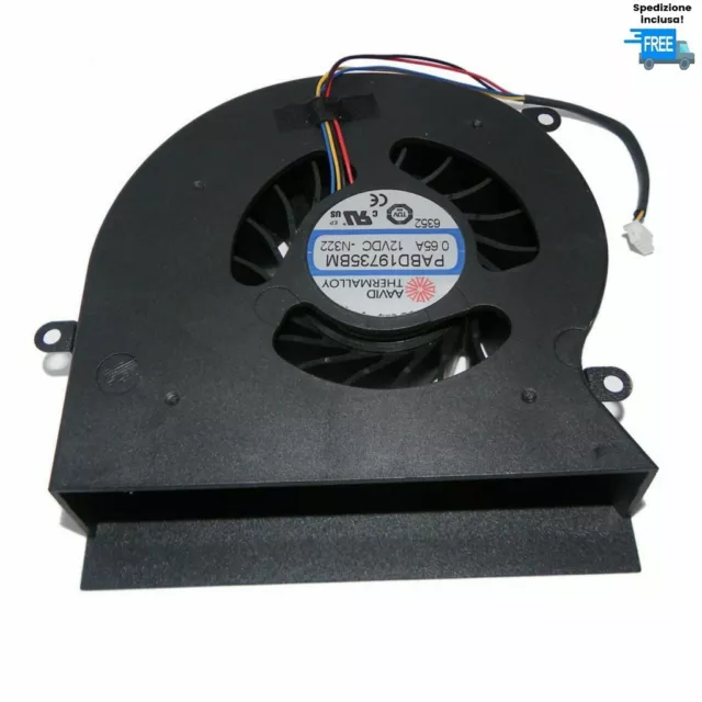 Ventilateur MSI Gaming GT62VR 6RD 6RE 7RE Neuf 4 Broches PABD19735BM