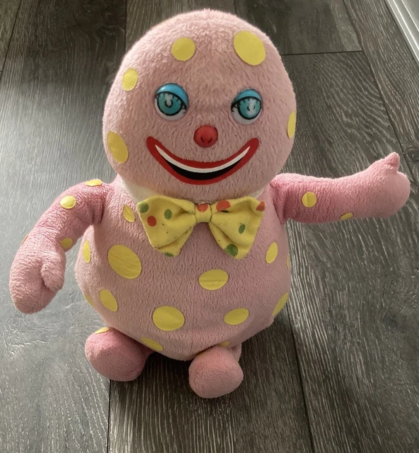 VINTAGE 1990'S MR Blobby 13" Plush Toy Doll, Noel's House Party, Retro