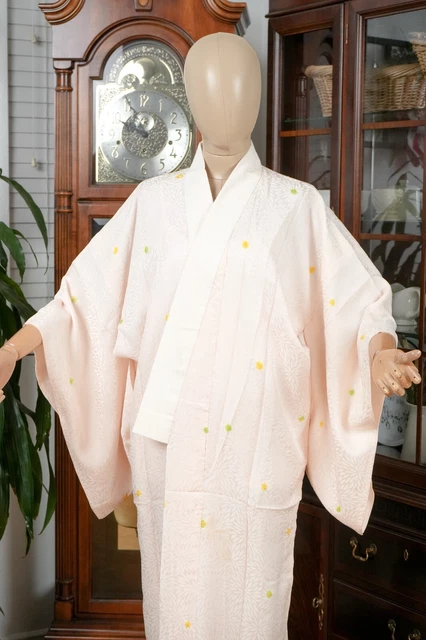 Dear Vanilla Japanese Juban Undergown Women's Kimono Genuine Vintage Mint 2