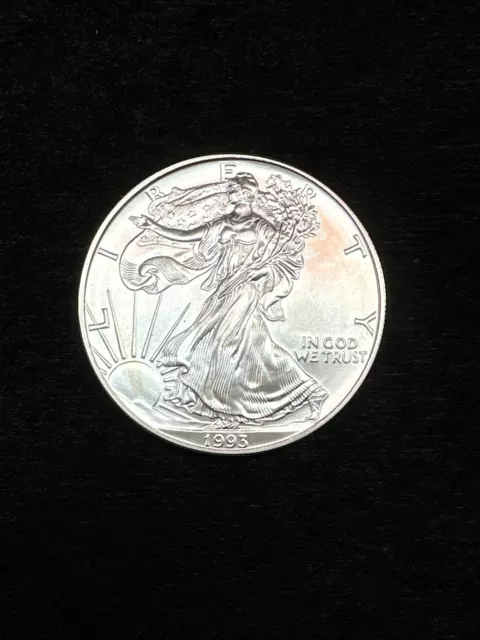 1 Dollar USA 1993  American Eagle 1oz Silber Unze Original Silver Liberty Eagle