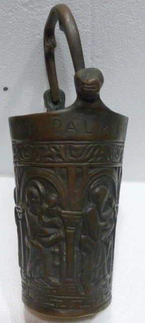 ANCIEN ET RARE POT À EAU BÉNITE Bénitier en Bronze EUR 180,00 - PicClick FR