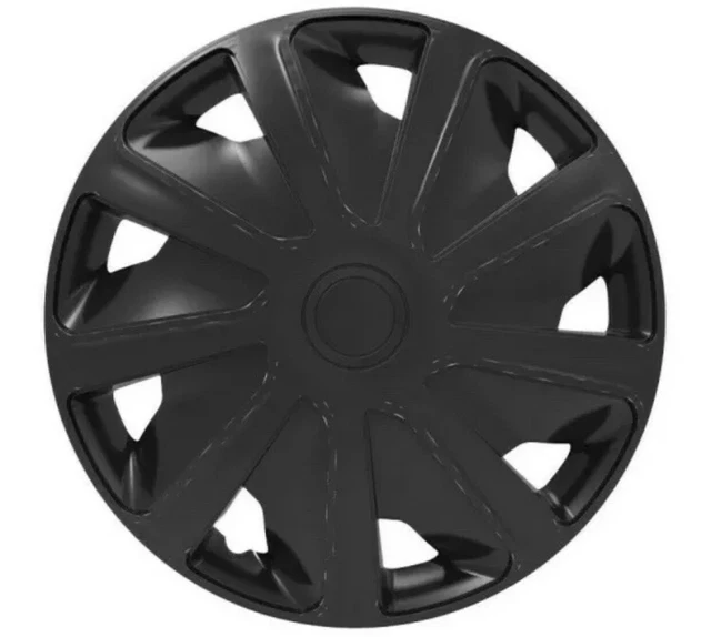 Copriruota nero per camper 16" piatto profondo copriruota copriruota set completo adatto a R16 3