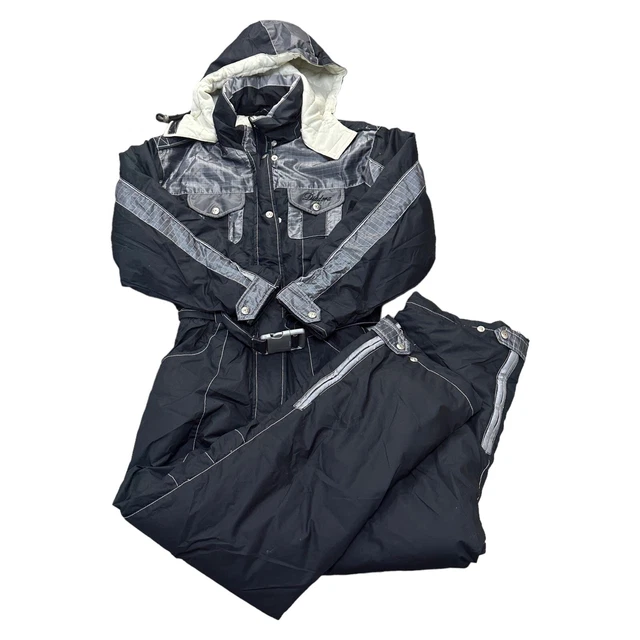 Combinaison De Ski/snowboard Vintage Des Années 90, Bleu à Blocs, Marque Stratos, Taille M, Parfaite Pour Le Style Rétro Sur Les Pistes