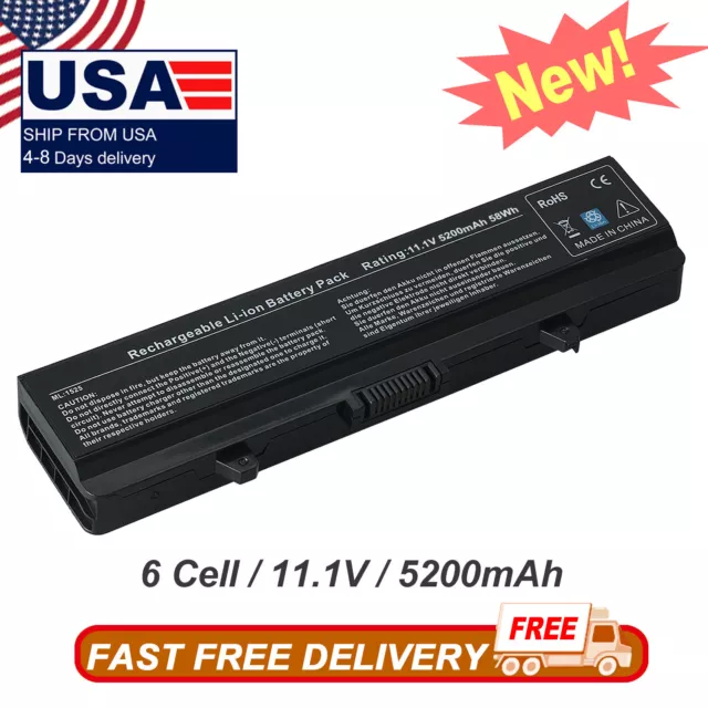Battery for Dell Inspiron 1525 1526 1545 1546 1440 1750 GW240 X284G RN873 M911G