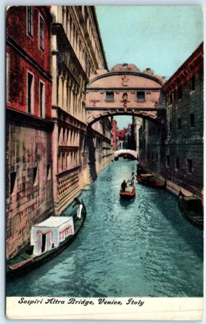 Postcard - Sospiri Altra Bridge - Venice, Italy