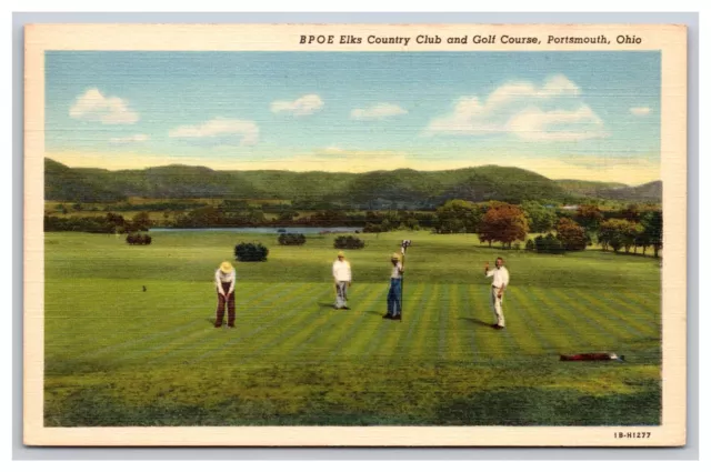 BPOE Elks Country Club & Golf Course Portsmouth Ohio OH Postcard