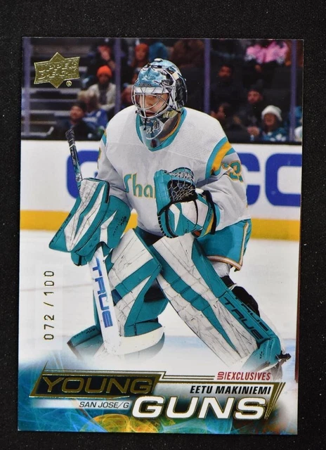 2022-23 UD Extended Series Exclusives Young Guns #722 Eetu Makiniemi /100