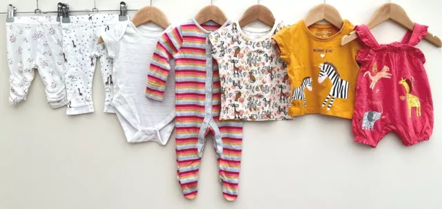 Baby Girls Bundle Of Clothing Age 0-3 Months F&F Mothercare Primark