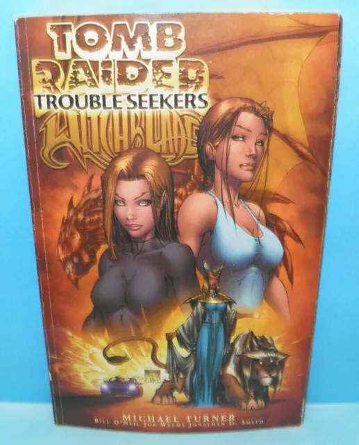Top Cow Comics Tomb Raider - Witchblade Trouble Seekers Vol 1 TPB
