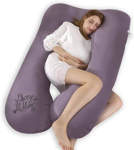 Coussin de grossesse SALAD HOUSE en forme U - Lilas