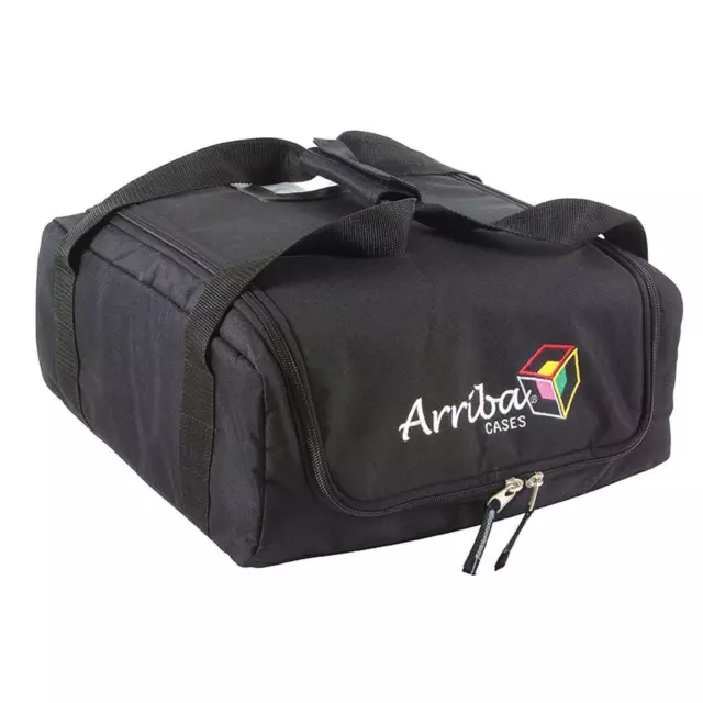 Arriba AC-100 DJ Band Padded Lighting Gear Travel Bag Case 13.5x15.25x6"