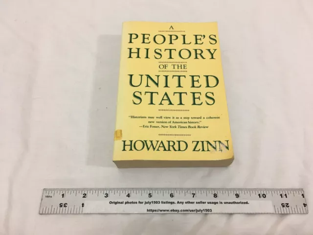 (1) Pre-Owned "A People's History of the United States" PB, Howard Zinn, 1990