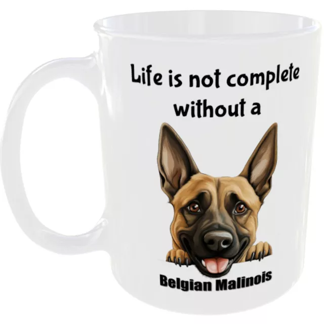 Belgian Malinois Mug Funny Dog Owner Ideal Gift Coffee Tea Cup Pet Lover Canine