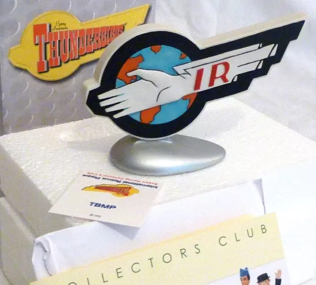 New Harrop Thunderbirds Thunderbirds International Rescue Plaque Boxed Tbmp New