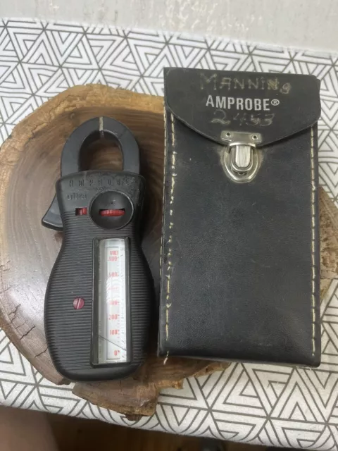 Vintage Amprobe Ultra RS-3SG Clamp Meter NY AC Volt Ammeter Ohmmeter  Parts Only
