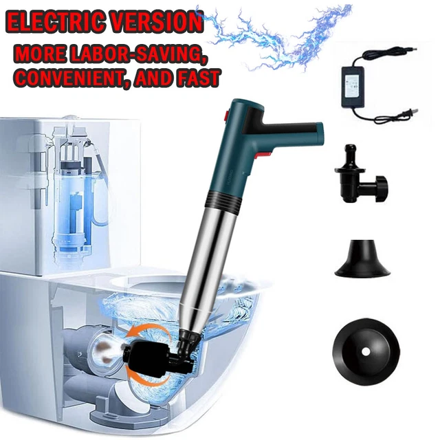 Sturalavandini Manuale Ad Aria Compressa - 4 Ventose Per WC, Lavandino, Doccia - Foto 7