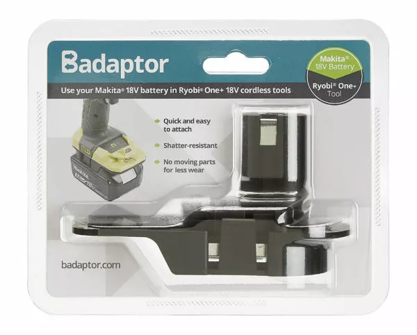 Badaptor 18V Battery Adaptor/Adapter convert Makita to Ryobi One+