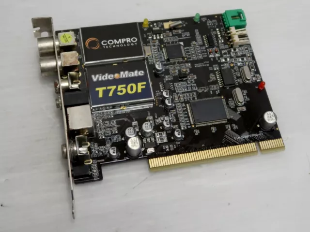 Compro VideoMate T750F, TV-Tuner PCI - WORKING!