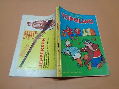 Topolino N° 784 Originale Mondadori Disney Buono 1970 Bollini