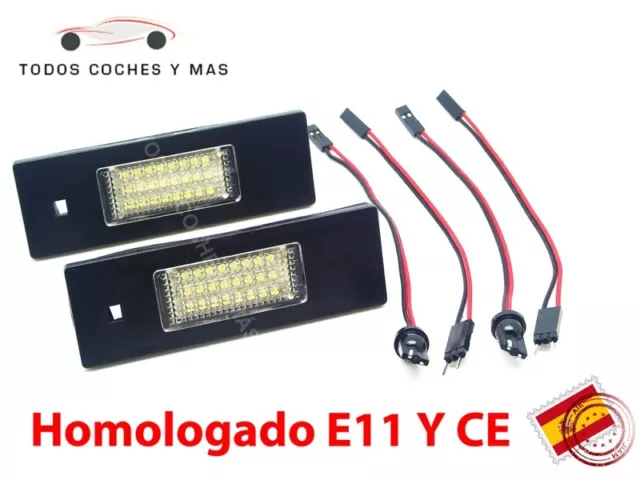 Plafones Led Matricula Bmw E81 E86 E87 E63 E64 Homolgados E11 Luces Luz Envio 24