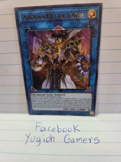 Yugioh Arcana Extra Joker CT15 Ultra Light Played